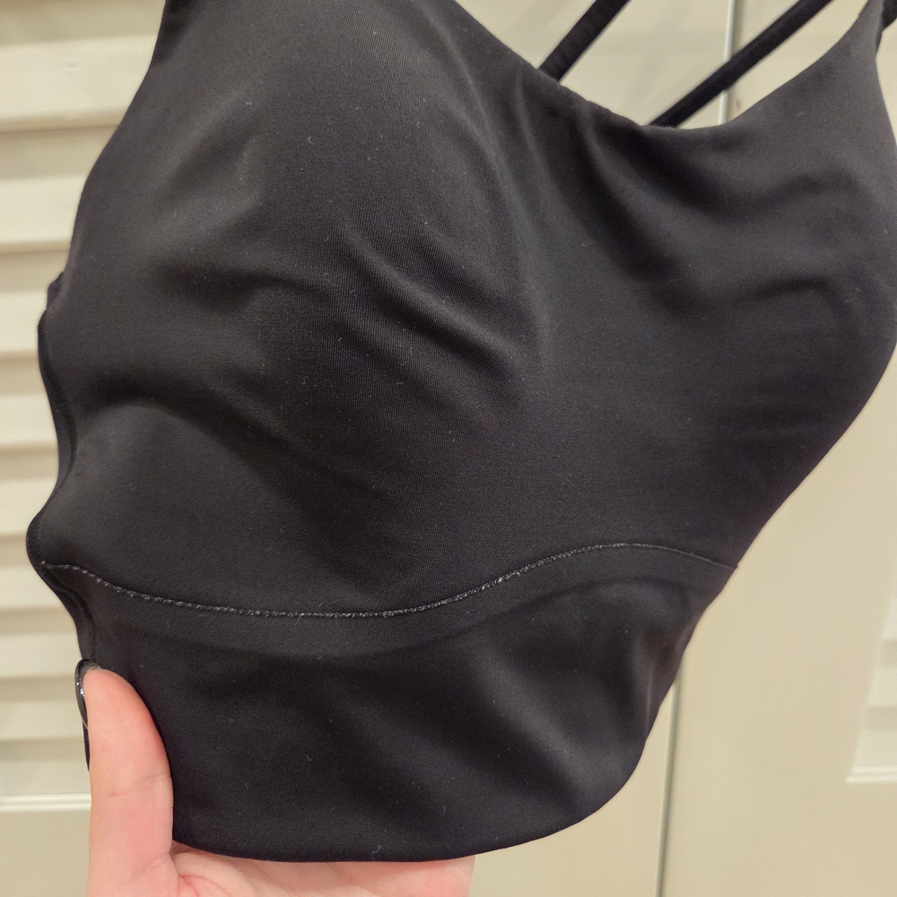 Lululemon Athletica Black Like A Cloud Longline Women's Bralette - Picture 2 of 5